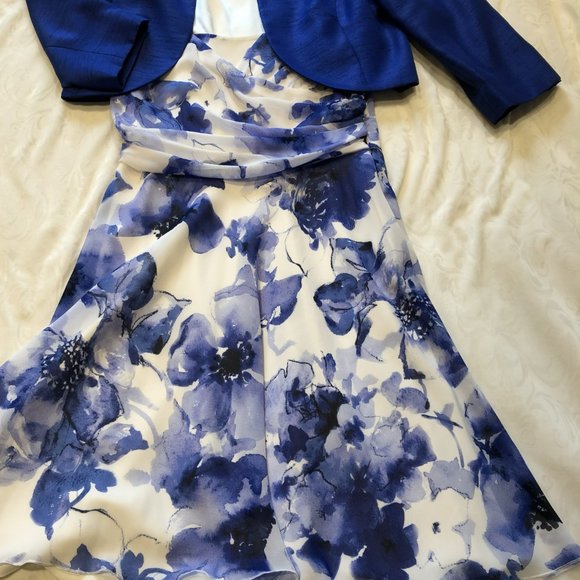 Jacques Vert Dress with Cardigan - Picture 14 of 16